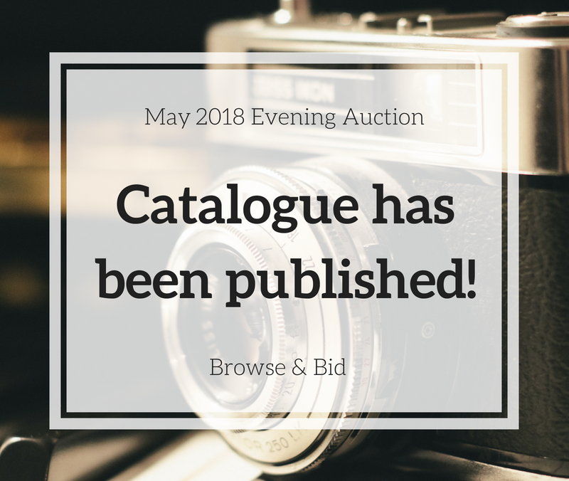 May 2018 Evening Auction catalogue has been published!